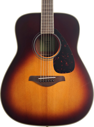 Yamaha FG820 Acoustic Guitar in Brown Sunburst - Image 2
