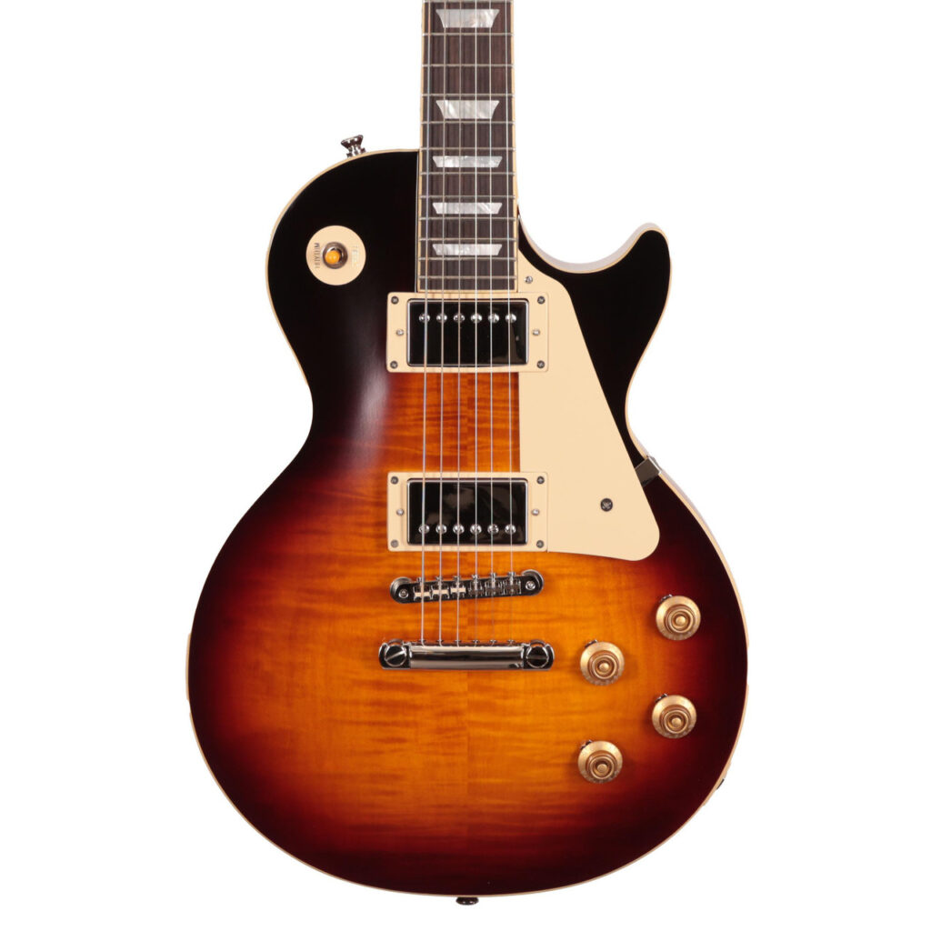 Epiphone Inspired by Gibson Custom 1959 Les Paul Standard Reissue Electric Guitar in Washed Bourbon Burst