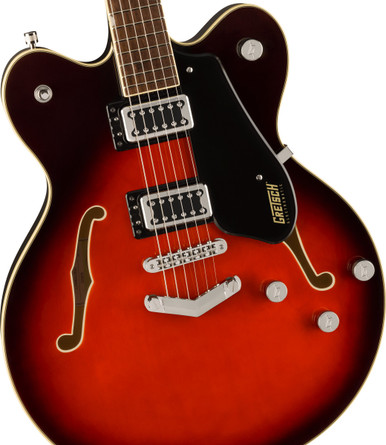 Gretsch Electromatic G5622 Center Block Stoptail in Claret Burst - Image 6