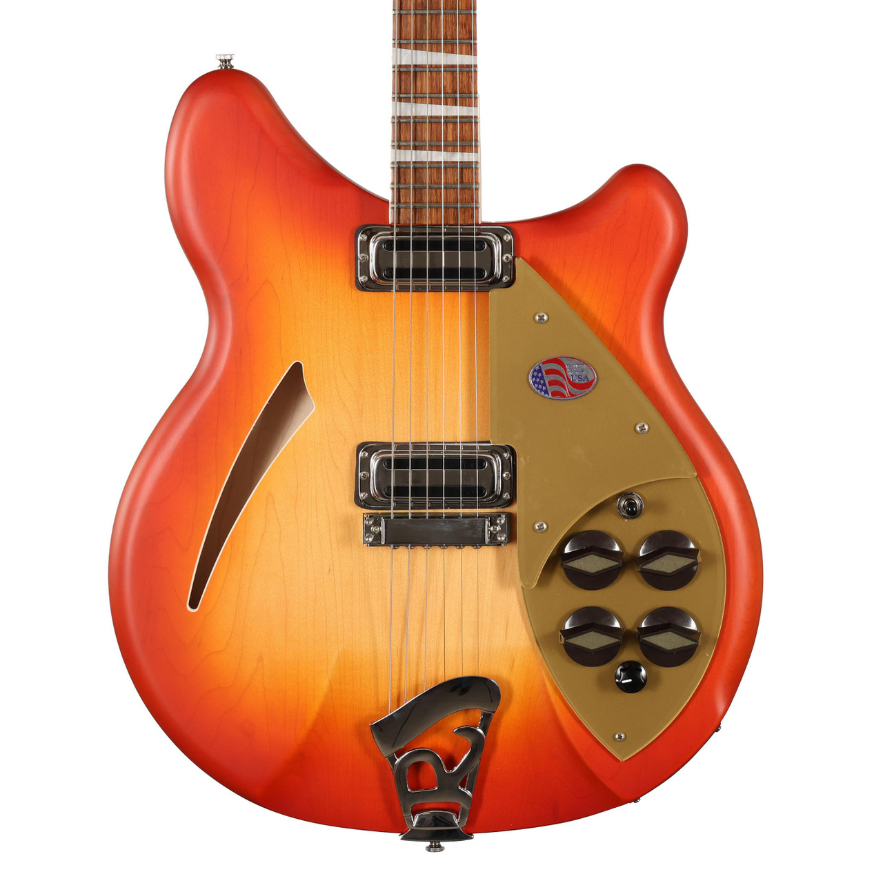 Rickenbacker Limited Edition 360 Semi-Hollow Electric Guitar in Satin Autumn Glo