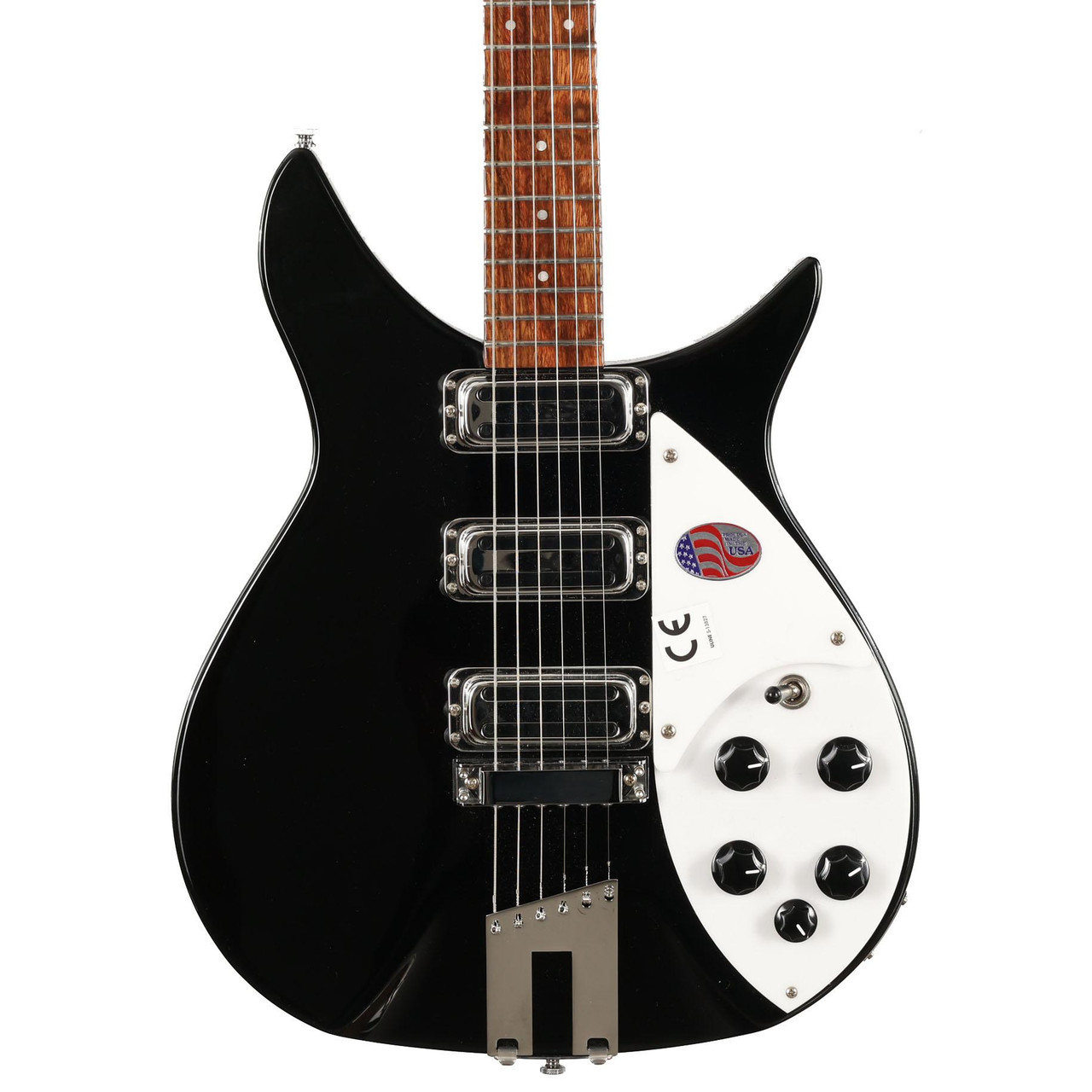 Rickenbacker 350V63 Liverpool Semi-Hollow Electric Guitar in Jetglo