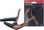 Stagg Curved Trigger Capo for Guitar in Dark Wood Imitation - Image 3
