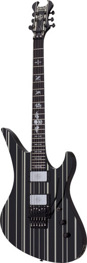 Schecter Synyster Gates Custom in Black/Silver with USA Pickups - Image 2