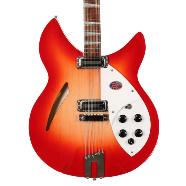 Rickenbacker 360/12C63 Semi-Hollow 12-String Electric Guitar in Fireglo with Hard Case