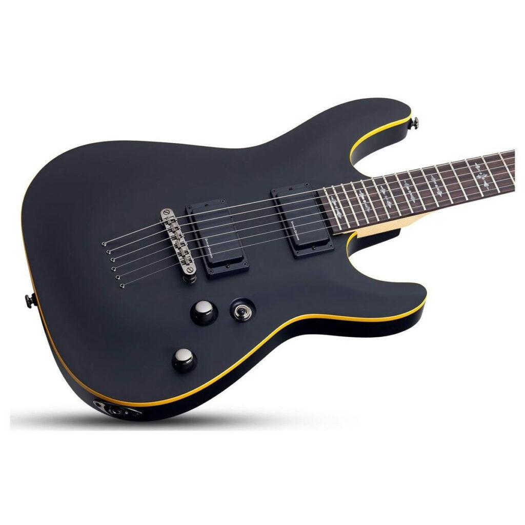 Schecter Demon 6 in Aged Black Satin