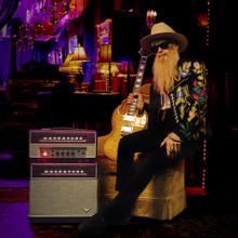 Magnatone Billy Gibbons Signature Baby M-80 Guitar Valve Amp Head in Chrome Grape - Image 3