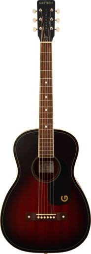 Gretsch Jim Dandy Parlour in Deep Cherry Burst - Image 2