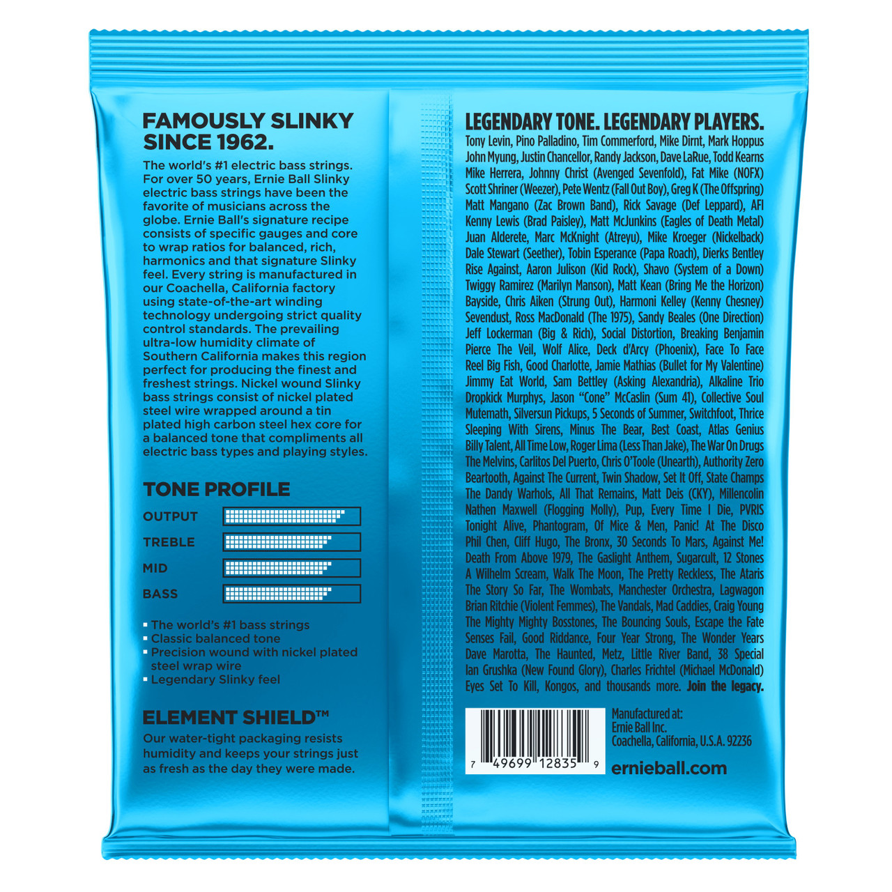 Ernie Ball Extra Slinky Bass String Set (40-95) - Image 5