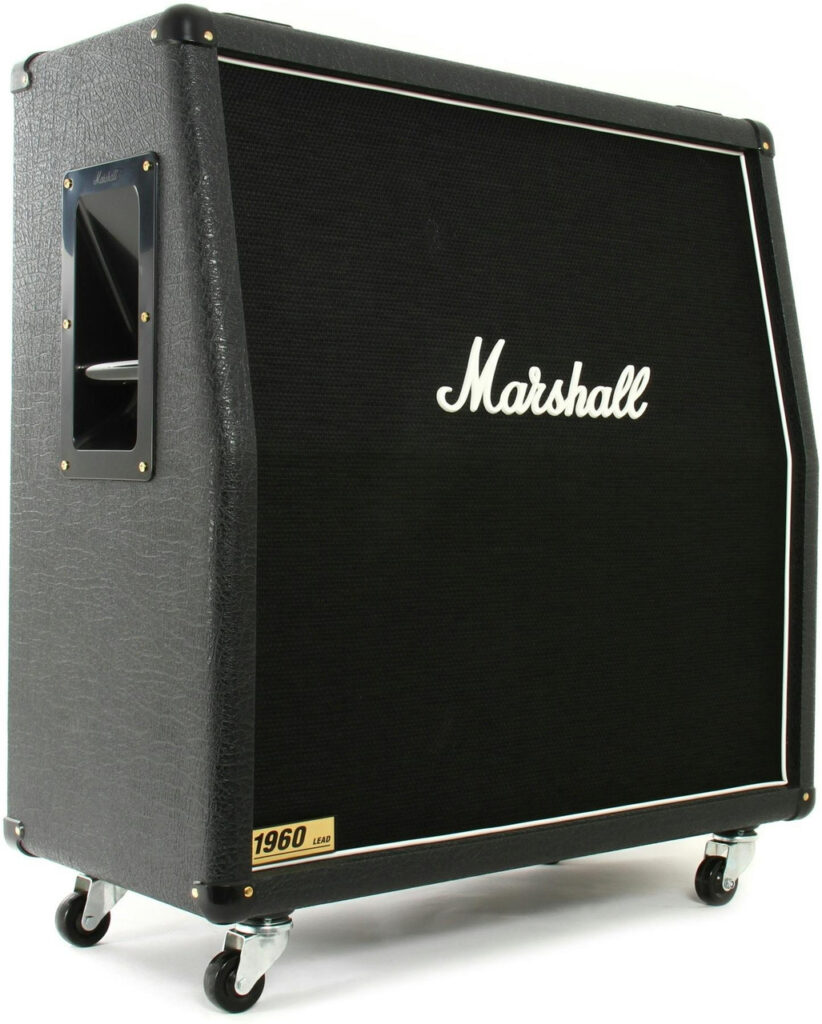 Marshall 1960A 300W 4x12 Angled Speaker Cabinet with G12T-75 Speakers