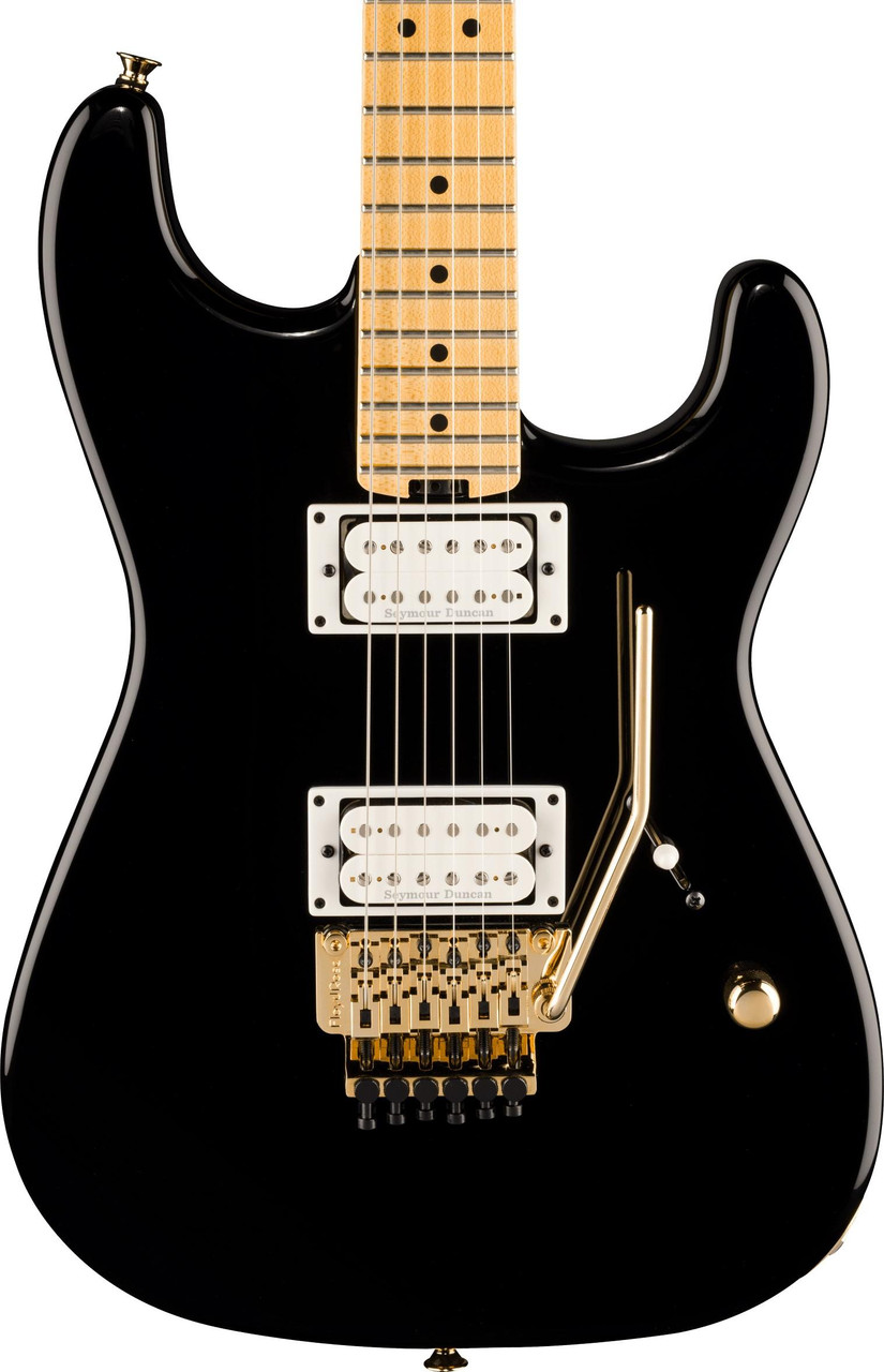 Charvel American Neo-Classic San Dimas SD1 HH FR Electric Guitar in Gloss Black