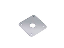 Guitar Jack Plate (Square Shape) in Chrome - Image 2