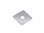 Guitar Jack Plate (Square Shape) in Chrome - Image 3