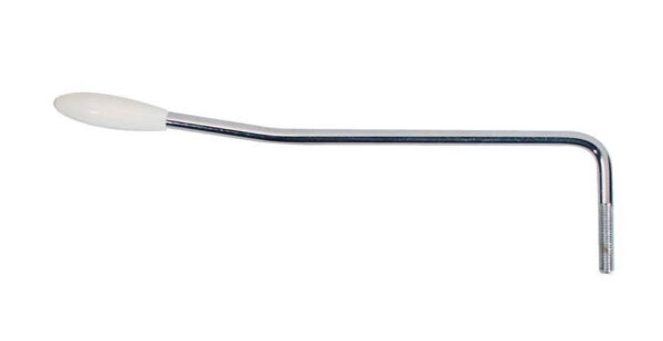 Tremolo Arm with White Cap in Chrome - 5mm - Image 4