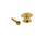 Metal Guitar Strap Buttons 13mm in Gold x2 (V-Model) - Image 3
