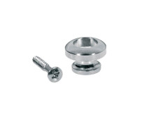Metal Guitar Strap Buttons in Nickel x2 (Spherical Model) - Image 2
