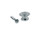 Metal Guitar Strap Buttons 13mm in Chrome x2 (V-Model) - Image 3