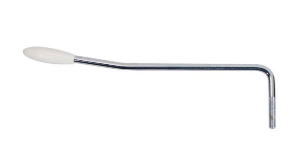 Tremolo Arm with White Cap in Chrome - 6mm - Image 4