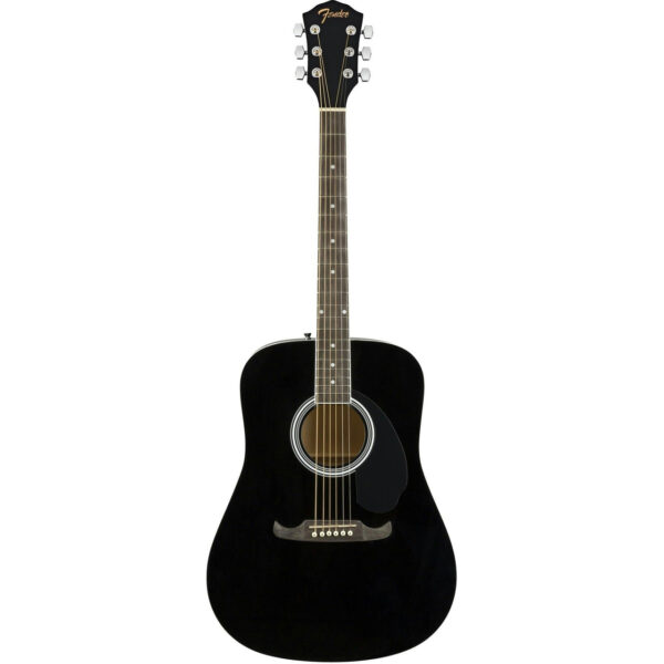Fender FA-125 Dreadnought Acoustic in Black - Image 5