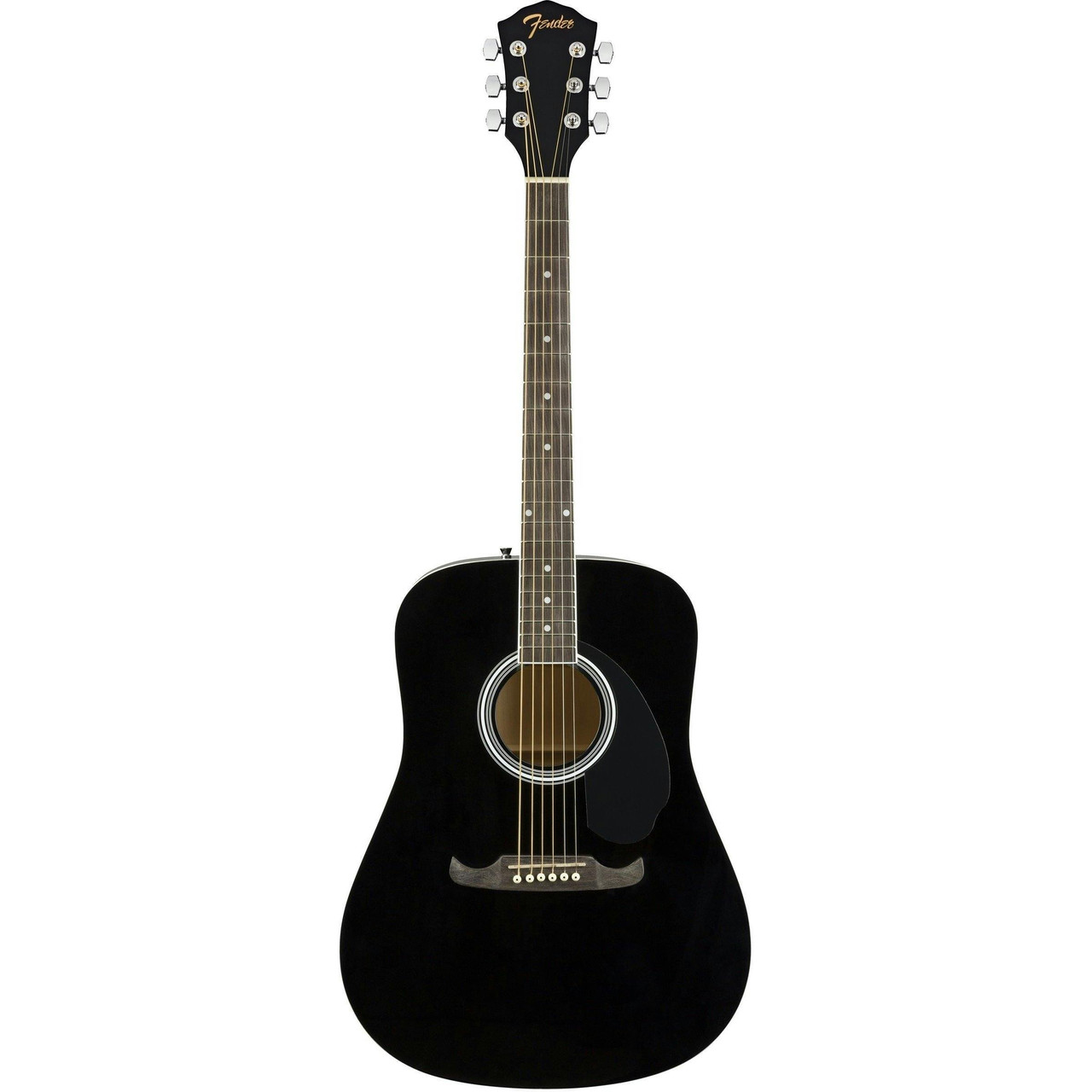 Fender FA-125 Dreadnought Acoustic in Black - Image 5