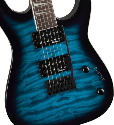 Jackson JS Series Dinky JS20 2PT in Transparent Blue Burst - Image 6