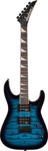 Jackson JS Series Dinky JS20 2PT in Transparent Blue Burst - Image 2