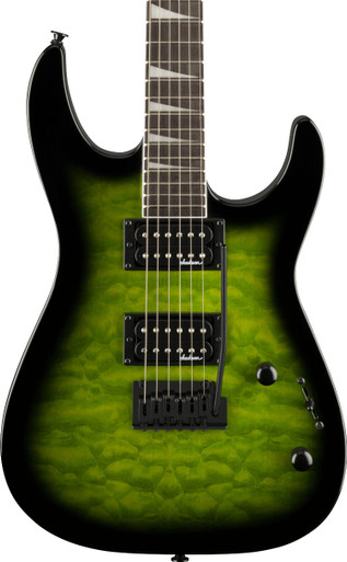 Jackson JS Series Dinky JS20 2PT in Transparent Green Burst