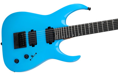 Jackson Pro Series Signature Misha Mansoor Juggernaut Evertune 6 Guitar In Riviera Blue - Image 6