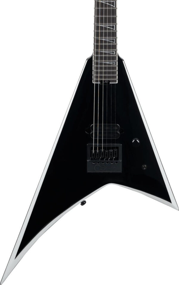 Jackson Pro Plus Series Christian Andreu Signature Rhoads RR24 EVTN Electric Guitar in Black with White Bevels
