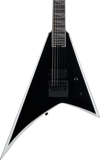 Jackson Pro Plus Series Christian Andreu Signature Rhoads RR24 EVTN Electric Guitar in Black with White Bevels
