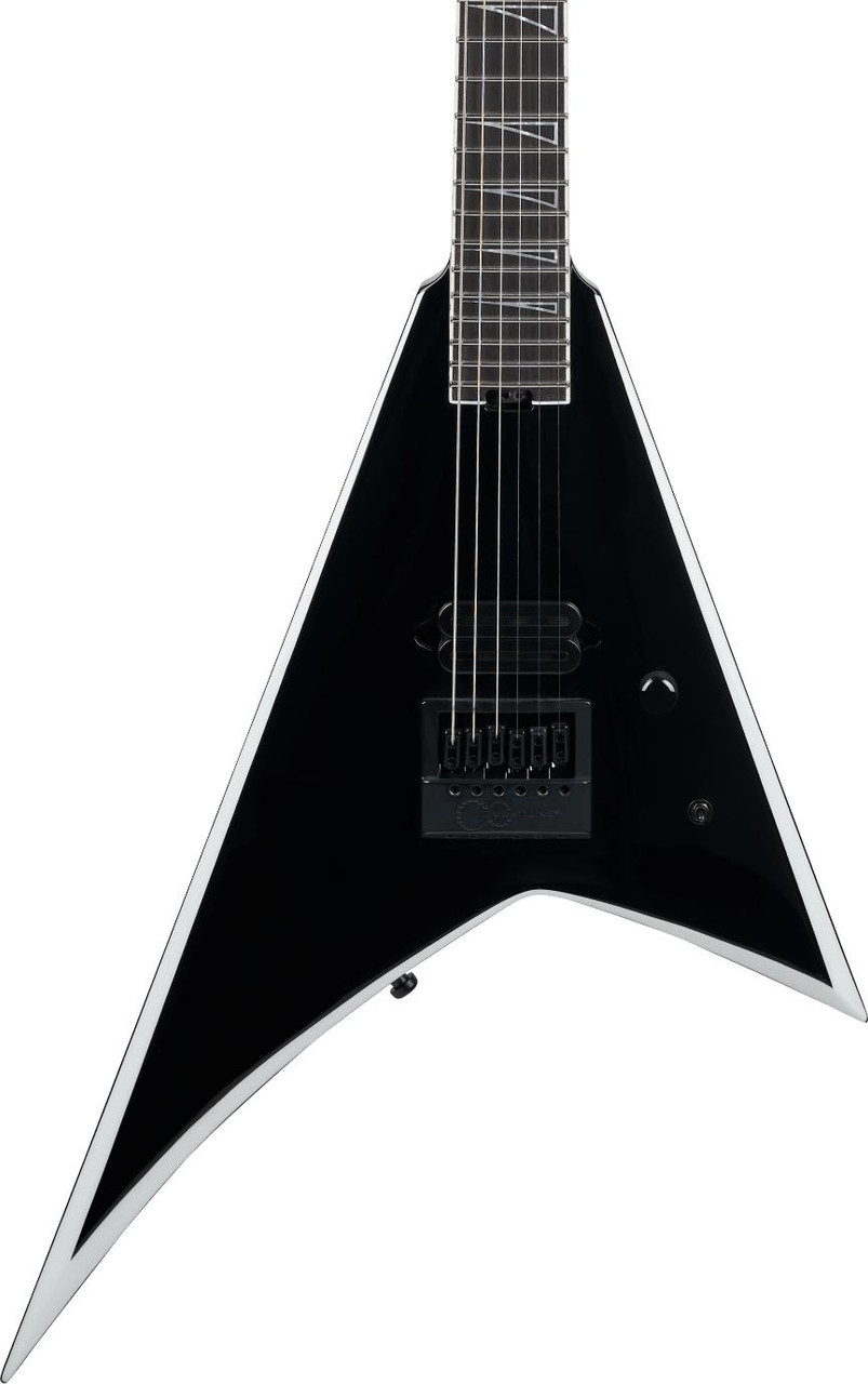 Jackson Pro Plus Series Christian Andreu Signature Rhoads RR24 EVTN Electric Guitar in Black with White Bevels