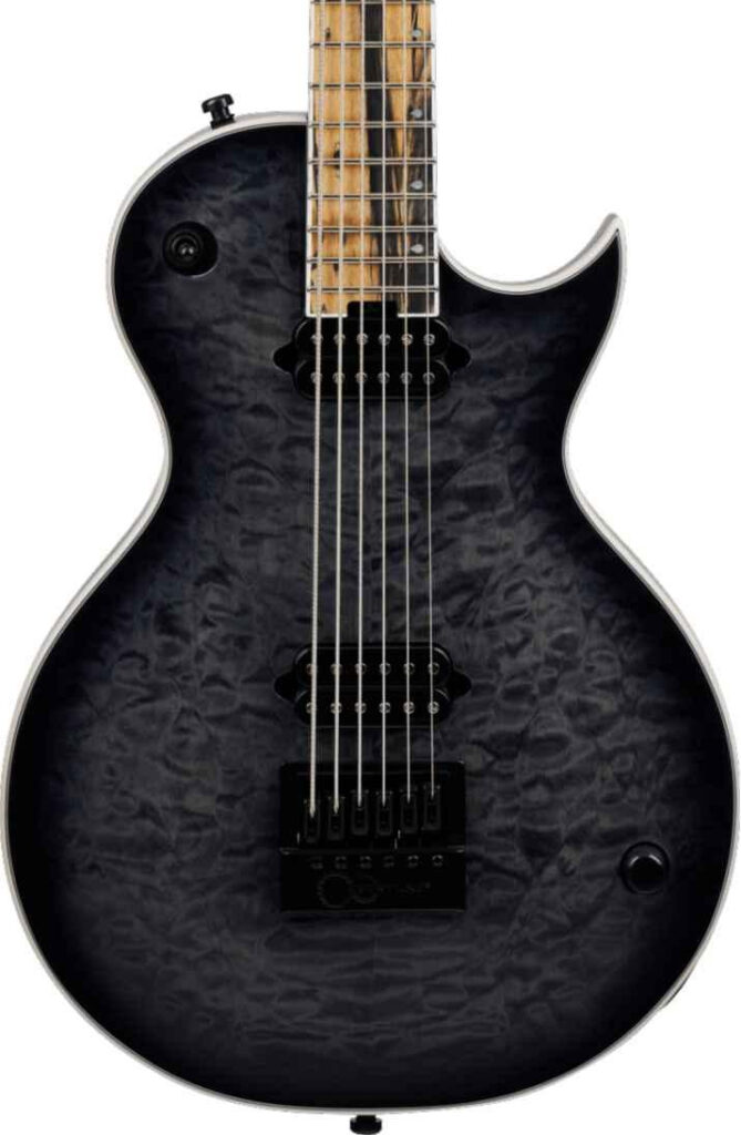 Jackson Pro Plus Signature Sleep Token IV Monarkh Baritone Electric Guitar in Transparent Black Burst