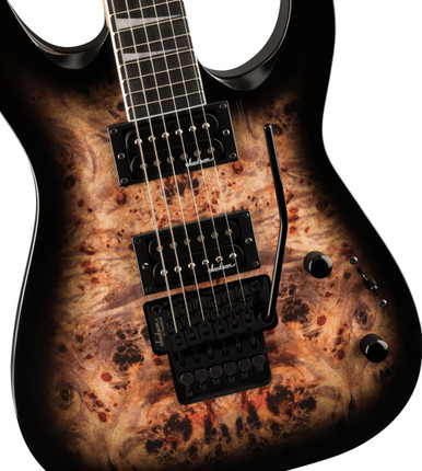 Jackson JS Series Dinky JS32 DKAP in Transparent Black Burst - Image 6