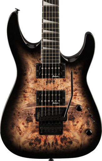 Jackson JS Series Dinky JS32 DKAP in Transparent Black Burst
