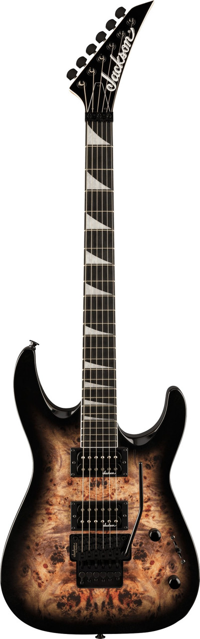 Jackson JS Series Dinky JS32 DKAP in Transparent Black Burst - Image 5