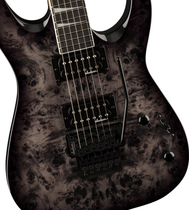 Jackson JS Series Dinky JS32 DKAP in Transparent Black - Image 6