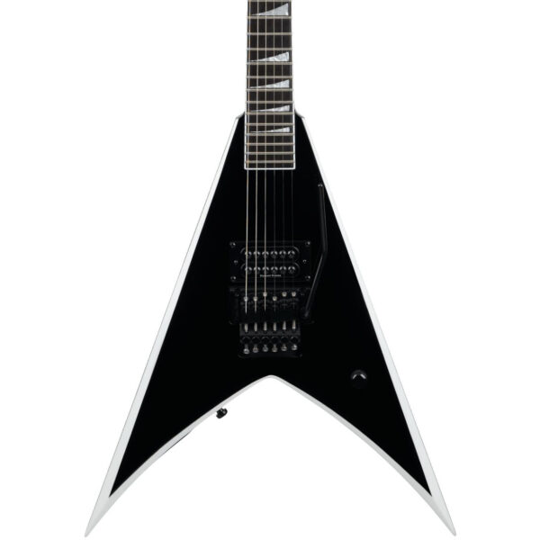 Jackson Pro Series Wes Borland Signature King V KV Electric Guitar in Black with White Bevels