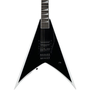 Jackson Pro Series Wes Borland Signature King V KV Electric Guitar in Black with White Bevels