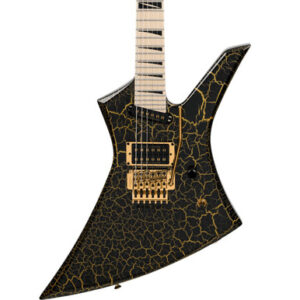 Jackson Pro Plus Series Brandon Ellis Signature Kelly KE27 Electric Guitar in Gold Crackle
