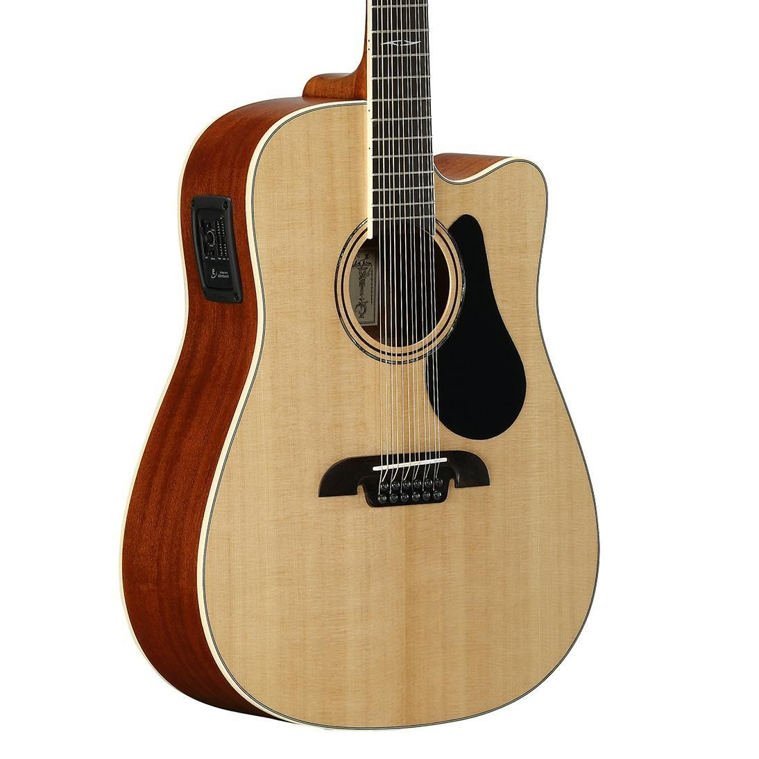B Stock : Alvarez Artist AD60-12CE 12-String Dreadnought Electro Acoustic in Natural - 002 - Image 2