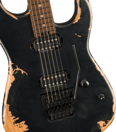 Charvel Pro-Mod Relic San Dimas Style 1 FR in Weathered Black - Image 6