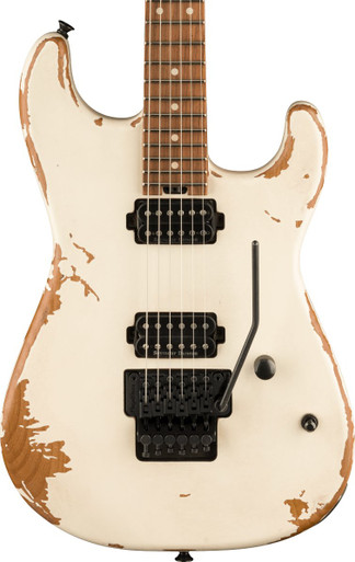 Charvel Pro-Mod Relic San Dimas Style 1 FR in Weathered White - Image 1