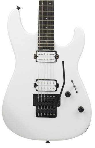 Charvel Pro-Mod Plus San Dimas Style 1 HH FR Guitar In Snow White, Ebony Board - Image 1