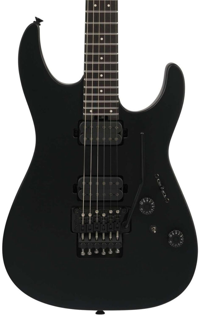 Charvel Pro-Mod Plus Dinky DK24 HH FR EB Electric Guitar in Satin Black