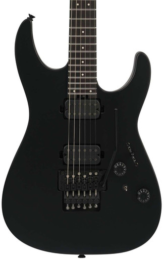 Charvel Pro-Mod Plus Dinky DK24 HH FR EB Electric Guitar in Satin Black - Image 2