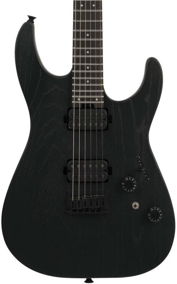 Charvel Pro-Mod Plus Dinky DK24 HH HT EB Electric Guitar in Black Ash - Image 1