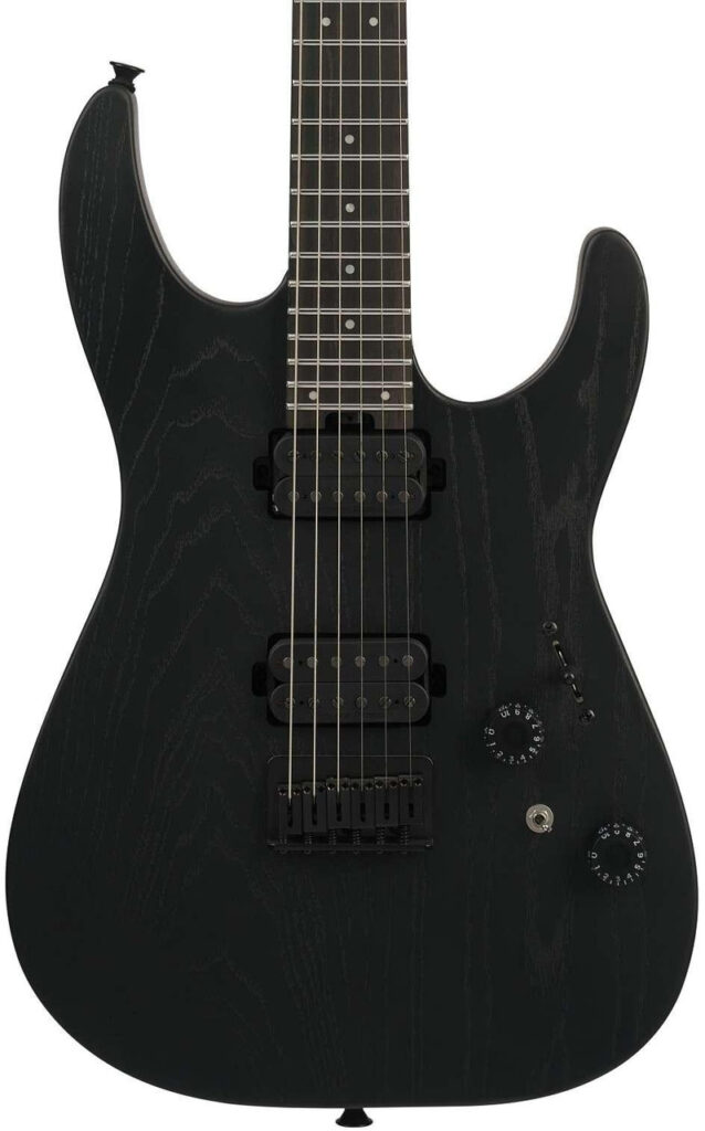 Charvel Pro-Mod Plus Dinky DK24 HH HT EB Electric Guitar in Black Ash