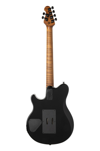 Music Man Axis - Matcha Flame Top - Roasted Figured Maple Neck & fretboard - Black Hardware - Image 6