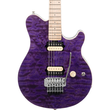 Music Man 30th Anniversary Axis Electric Guitar in Translucent Purple Quilt
