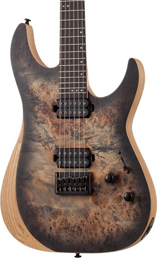 Schecter Reaper-6 in Charcoal Burst