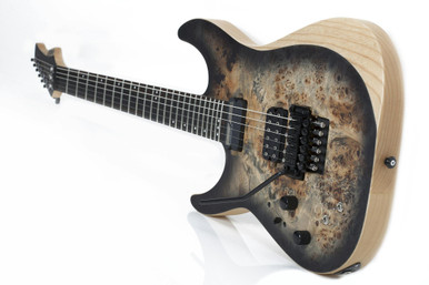 Schecter Reaper-6 FR S Left Handed in Charcoal Burst - Image 6